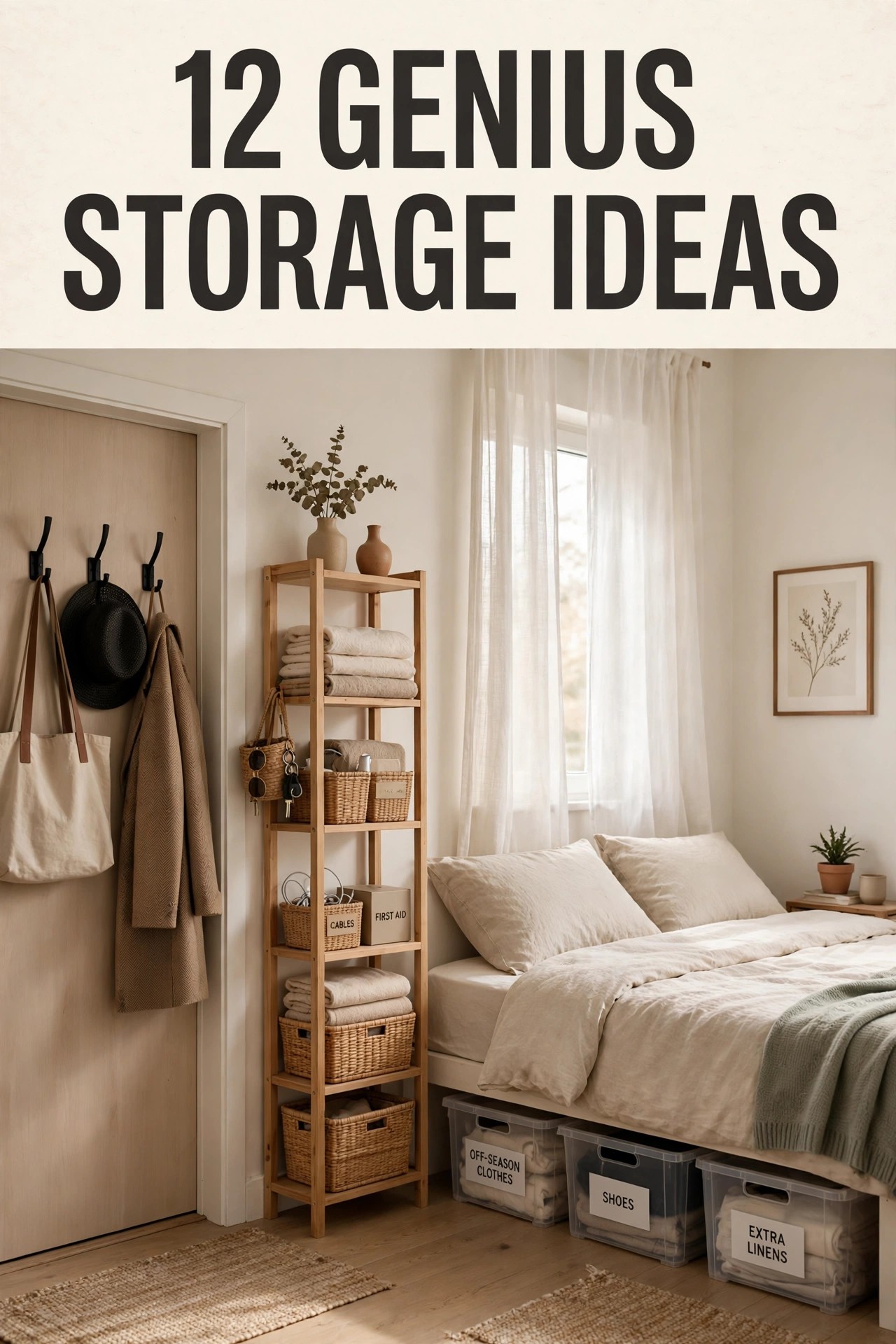 Smart storage ideas for a small apartment